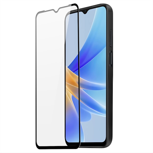 Dux Ducis 9D Härdat Glas Skärmskydd för Oppo A17 med Svart Ram 9
