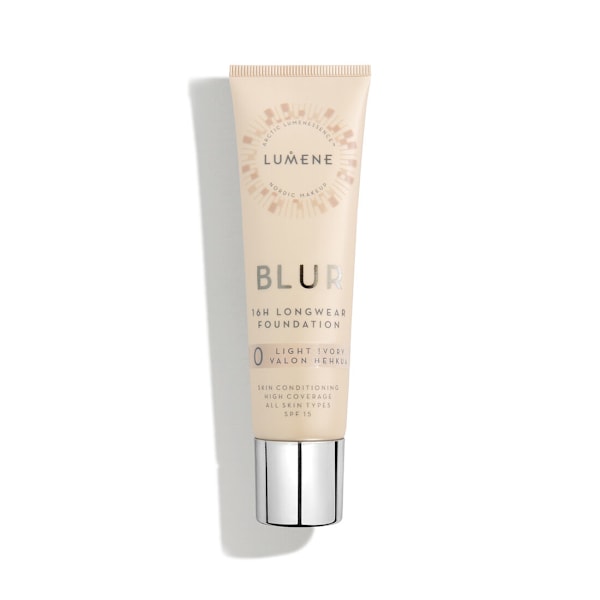 Lumene Blur 16h SPF15 Sminkbas 0 Ljus Ivoire/ 30ml