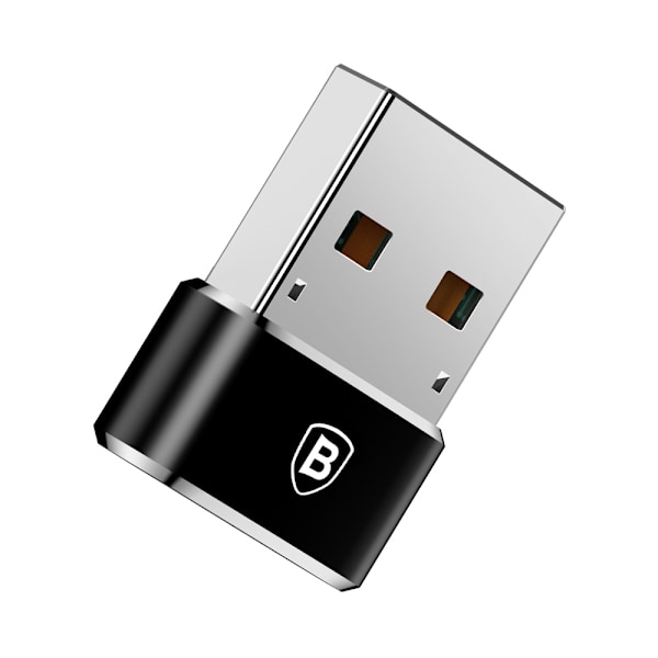 Baseus Mini Adapter USB-C till USB-A - Svart