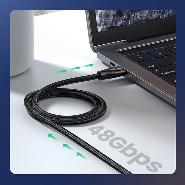 Ugreen HD140 HDMI 2.1 Kabel 1m Svart