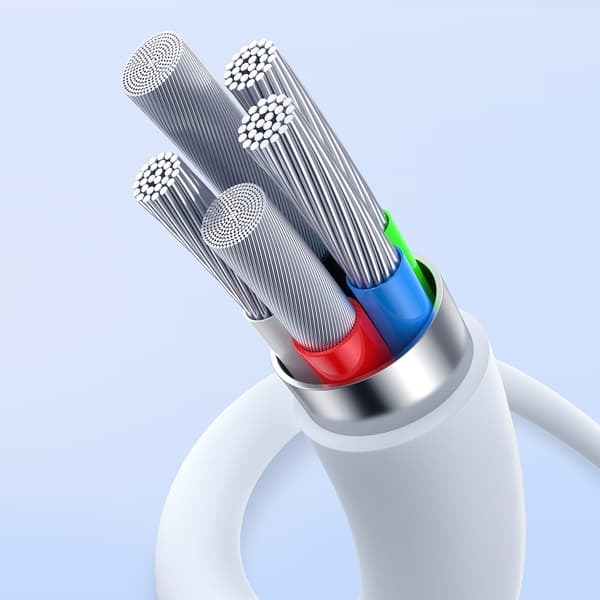 Baseus Superior USB-C till USB-C Kabel 30W 480Mb/s 2m - Vit