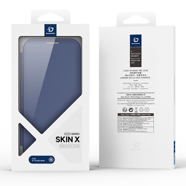 Dux Ducis Skin X Pro Fodral för iPhone 16 Pro Max med MagSafe oc