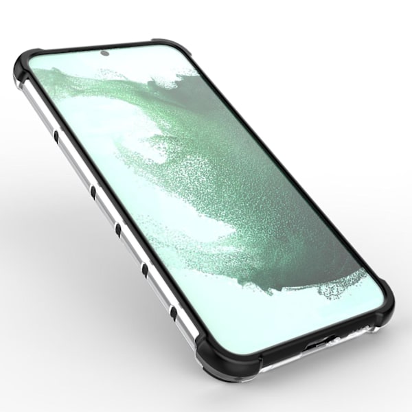 Samsung Galaxy S23+ Fodral Honeycomb Blå - Robust Hybriddesign