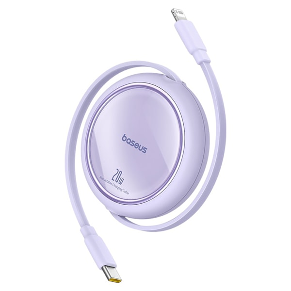 Baseus Free2Pull Retraktabel USB-C / Lightning-kabel 20W 1m - Li
