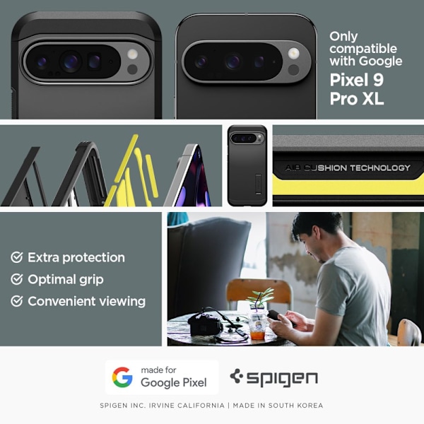 Skyddsfodral Spigen Tough Armor för Google Pixel 9 Pro XL - Svar