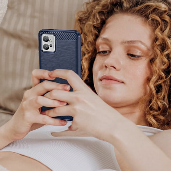 Xiaomi Poco F4 5G Karbon Fodral – Flexibelt Silikon Skydd/ Svart