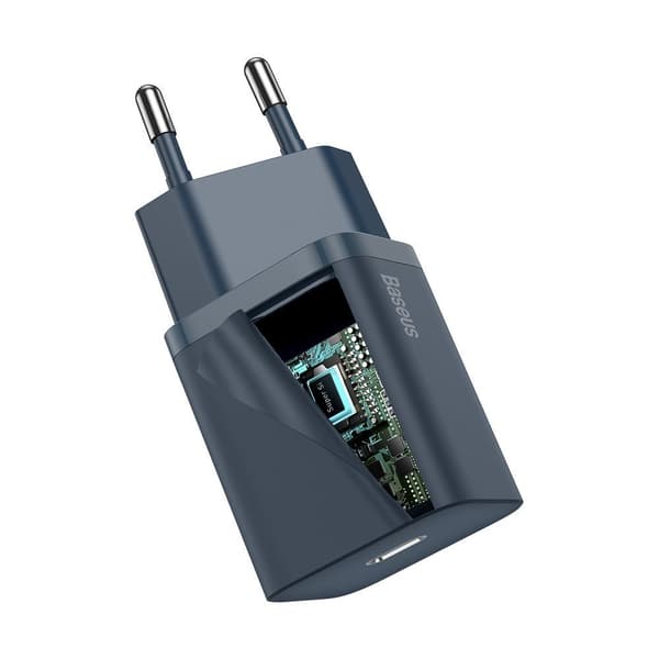 Baseus Super Si 20W USB-C Snabbladdare Power Delivery + USB-C ti