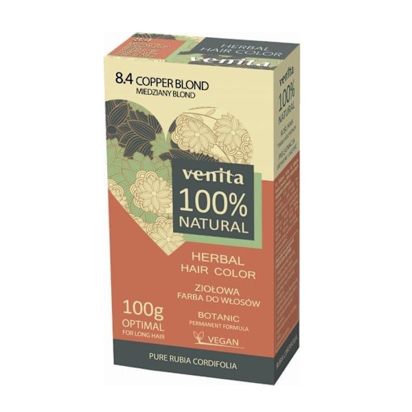 Venita Ekologisk Hårfärg - Kopparblond Örtfärg - 100g