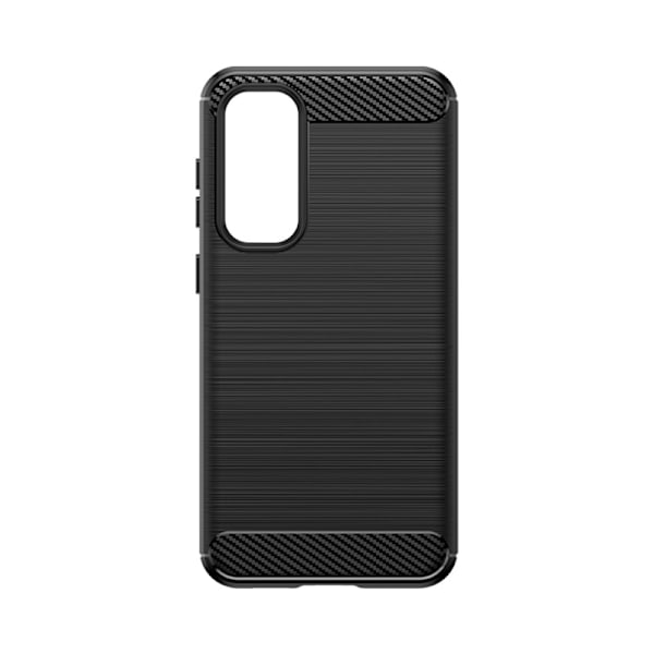 Flexibelt Karbonmönstrat Skal för Samsung Galaxy S23 FE – Svart