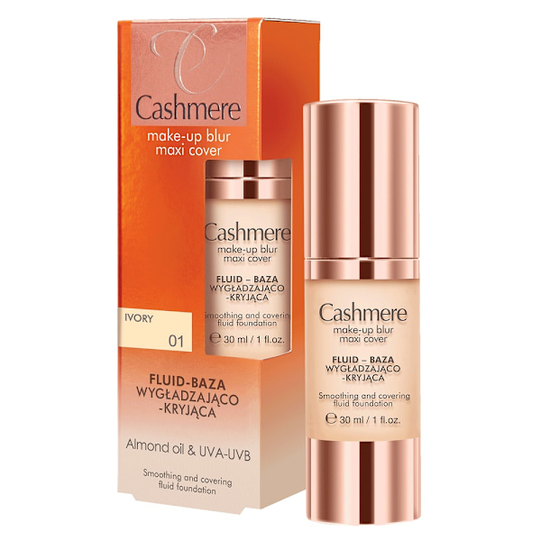 Kashmir Make-Up Blur Maxi Cover Fluid - bas täcker jämnt 01 Ivor