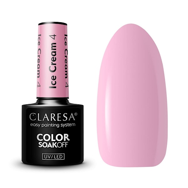 Claresa Geelikynsilakka UV/LED, Sävy: Ice Cream, 4,5 g