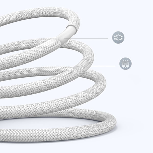 Ugreen US557 USB-C till USB-C Kabel 100W/ 1m - Vit