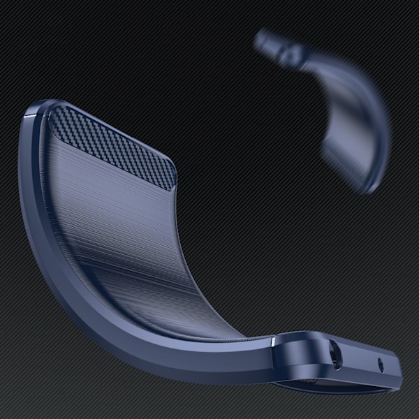 Silikonfodral Carbon Skal för iPhone 16 Plus - Blå