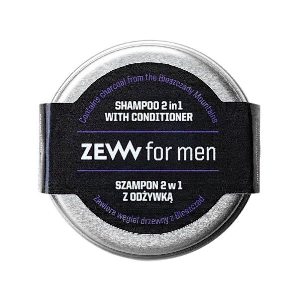 Zew For Men Hiili 2-in-1 Shampoo ja Hoitoaine, 15 ml