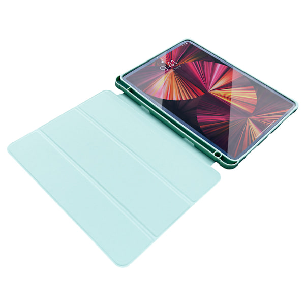 iPad Pro 12.9" (2021/2020) Grönt Ställbart Fodral - Smart Cover