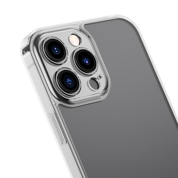 Baseus Frostad Glasfodral för iPhone 13 Pro Max - Styv Transpare