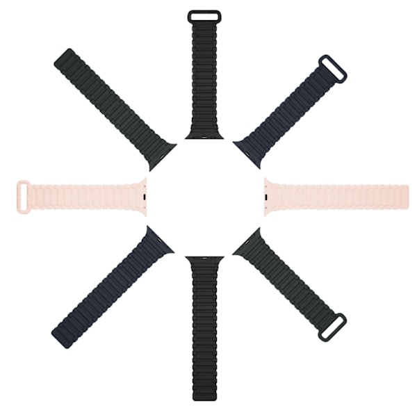 Dux Ducis Magnetiskt Silikonarmband för Apple Watch SE/9/8/7/6/5