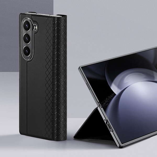 Dux Ducis Brill Läderfodral för Samsung Galaxy Z Fold 6 med lock