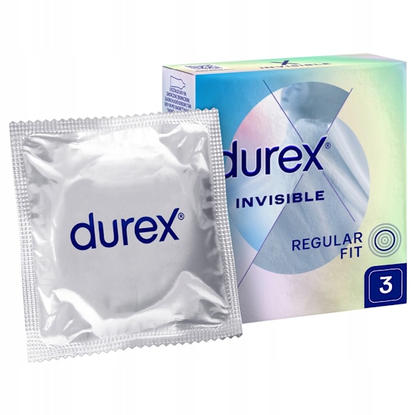 Durex Osynliga Kondomer/ 3 stycken