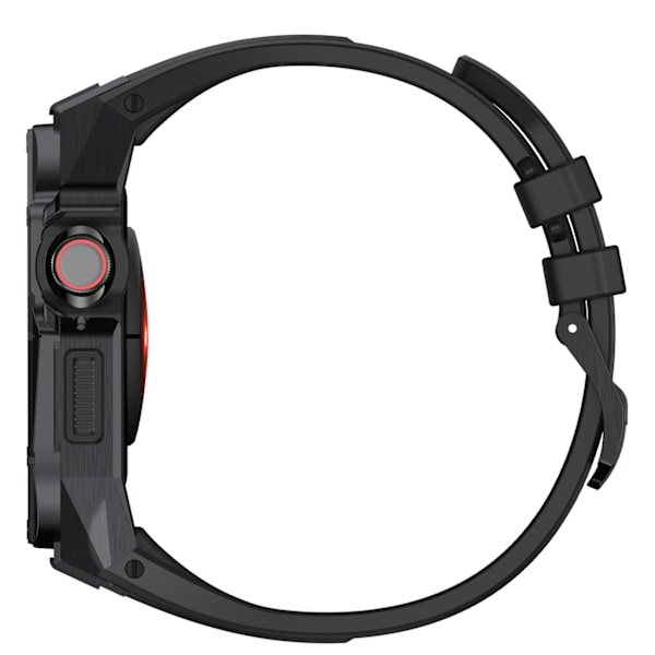 Kingxbar CYF140 2i1 robust stålskal för Apple Watch SE/ 6/ 5/ 4