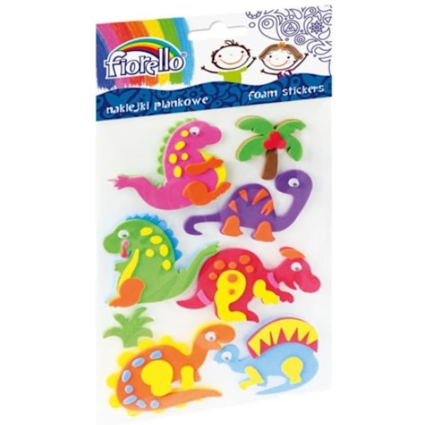 Skummaklistermärken Dinosaurier