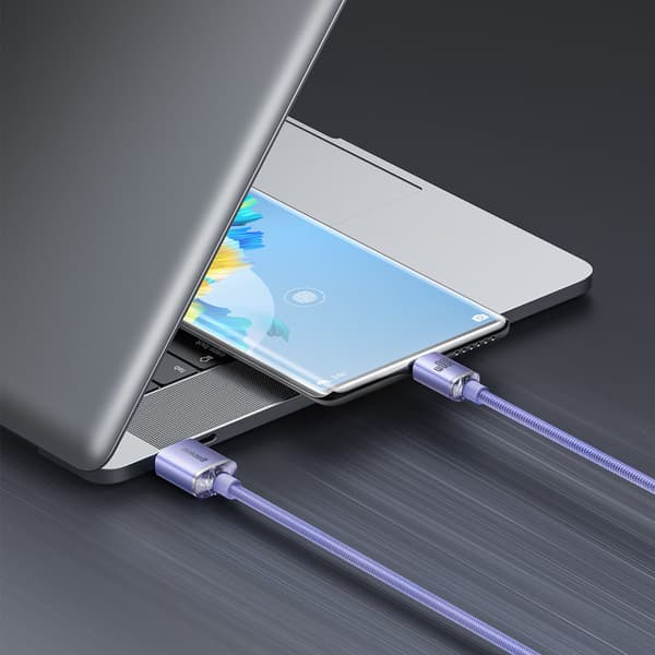 Baseus Crystal Shine USB Typ A till USB Typ C Snabbladdnings- oc