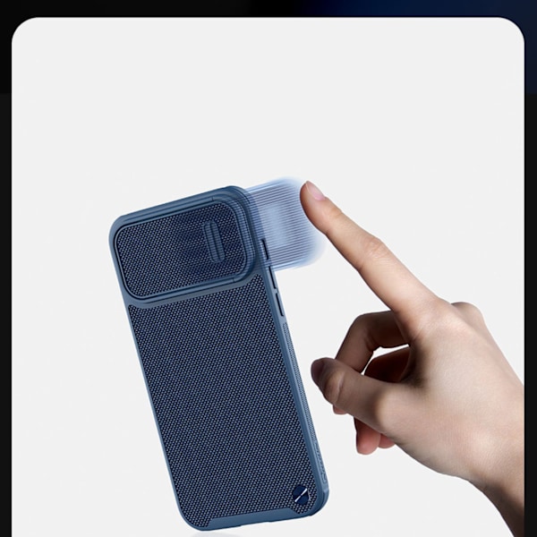 Nillkin Textured S Skal för iPhone 14 Plus/ robust skydd med kam