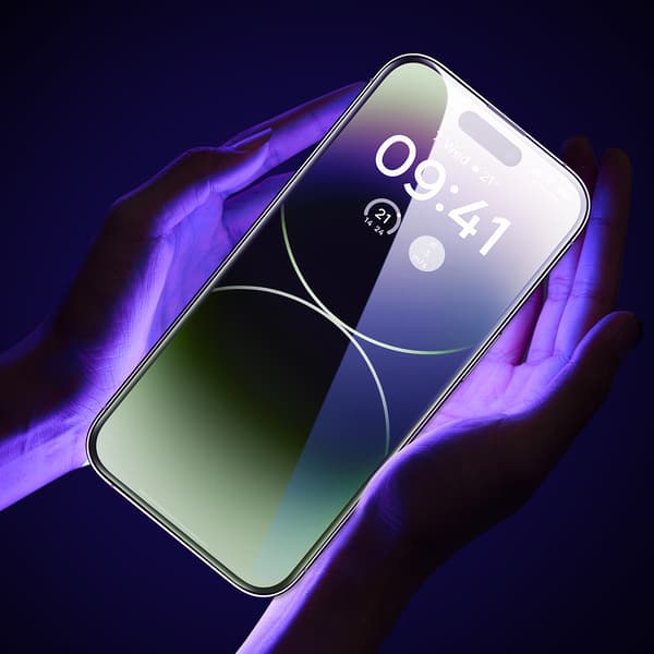 Baseus härdat glas för iPhone 14 Pro Max med anti-blue light fil