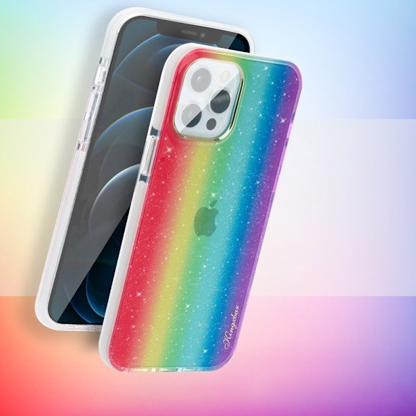 Kingxbar Ombré Skal för iPhone 12 Pro Max - Flerfärgad Design