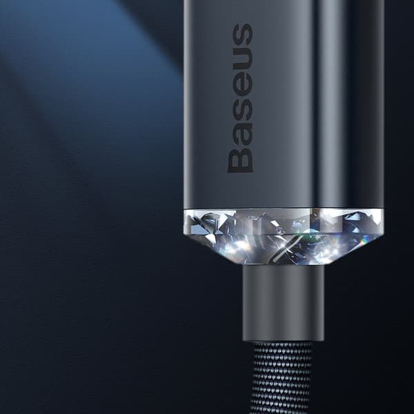 Baseus Crystal Shine USB-kabel för snabbladdning och datatransfe