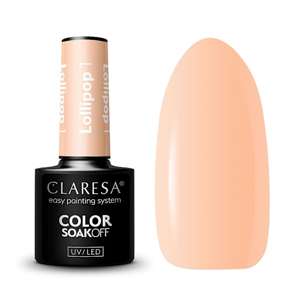 Claresa Soak Off UV/LED Hybridikynsilakka Lollipop 1,5 g