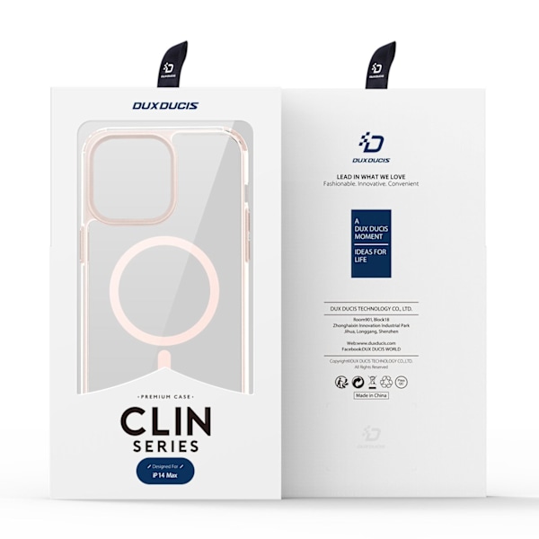 Dux Ducis Clin2 Magnetiskt Skal för iPhone 14 Plus/ MagSafe/ Ros