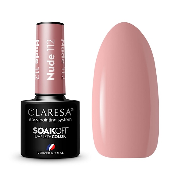 Claresa Soak Off UV/LED Nude Gel Nagellack 112/ 5g