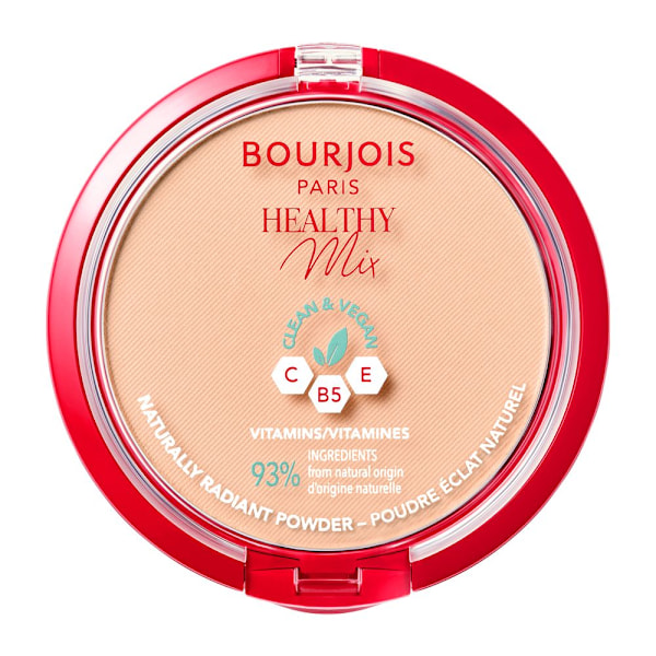 Bourjois Healthy Mix Clean Vegansk Mattande Puder 02 Vanilj/ 11g