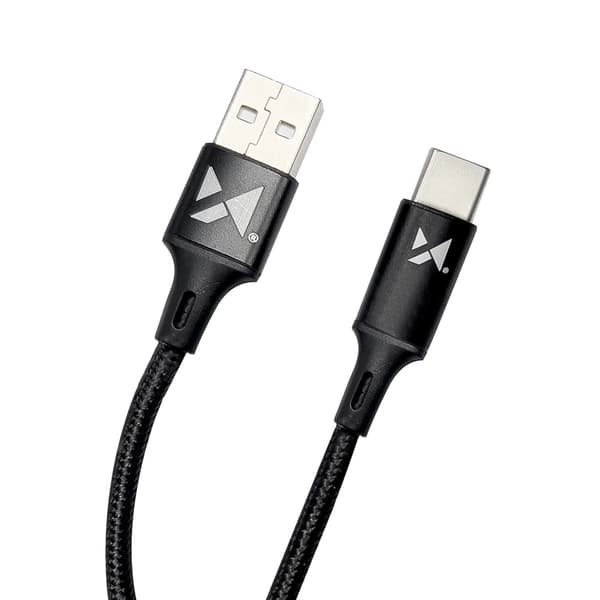 Wozinsky USB till USB Typ C Kabel 2/4A 2m Svart (WUC-C2B)