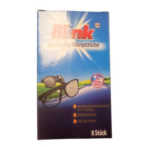 Antibeslöade Linsservetter för Glasögon (8-pack) - Anti-imma Eff