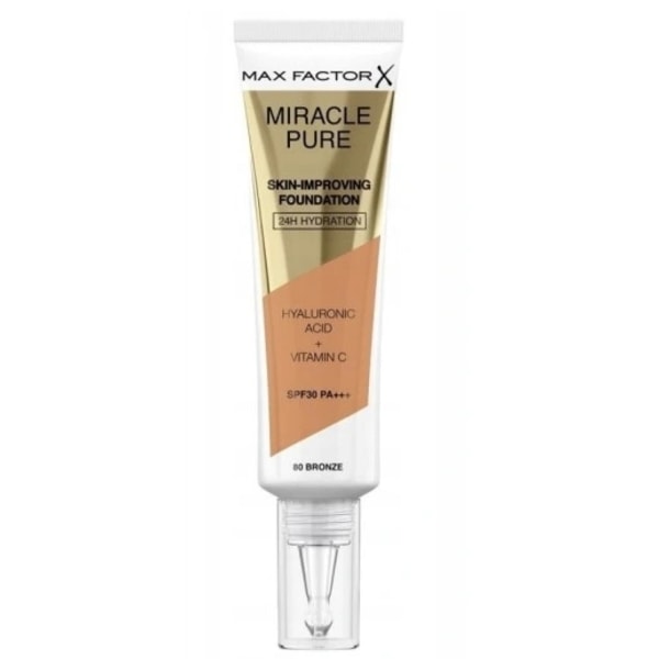 Max Factor Miracle Pure SPF30 PA+++ Foundation 80 Bronze/ 30ml/-