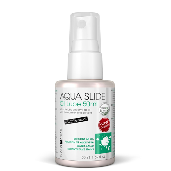 Aloe-infuserad Aqua Slide Intimolja/ 50 ml