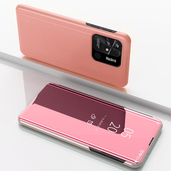 Xiaomi Redmi 10C Fodral med Flipfunktion - Rosa