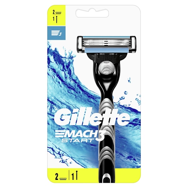 Gillette Mach3 Start Rakset med 2 Utbytbara Rakblad