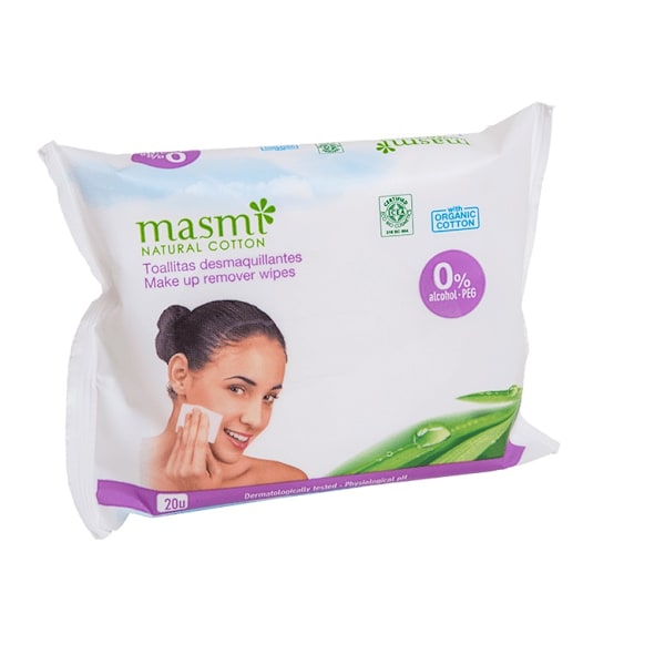 Masmi Kosteuspyyhkeet Meikinpoistoon, 20 kpl