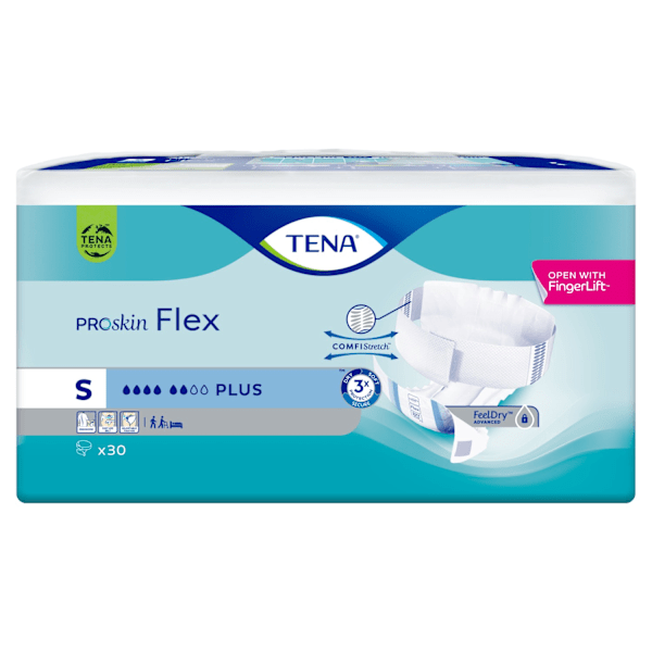 Tena Flex ProSkin Plus S Inkontinenstrosor för vuxna/ 30 st