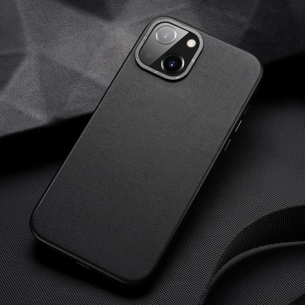 Dux Ducis Grit iPhone 14 Plus Läderfodral - Elegant Konstläder S