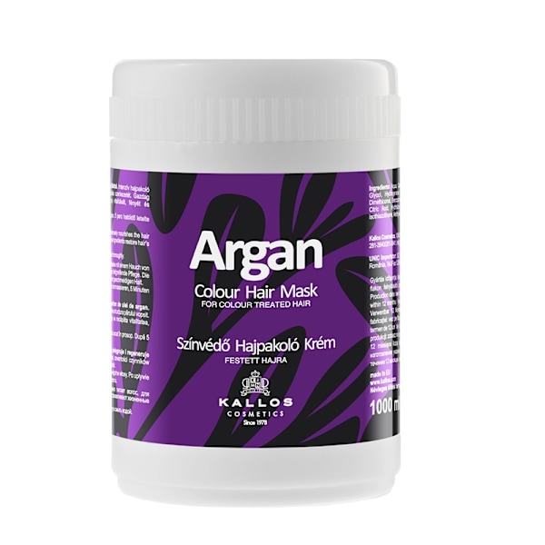 Kallos Argan Hårmask för Färgat Hår/ 1000ml