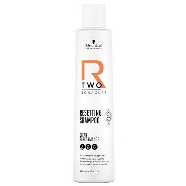Schwarzkopf Professional Bonacure R-Two Tehokas Korjaava Shampoo Erittäin Vaurioituneille Hiuksille, 250 ml