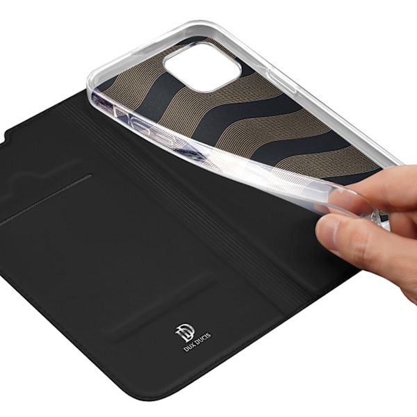 Dux Ducis Skin Pro Fodral med Flik för iPhone 14 Plus Svart