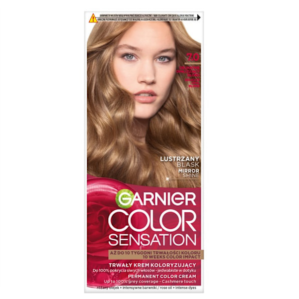 Garnier Color Sensation Permanent Hårfärg 7.0 Lätt Opaliserande