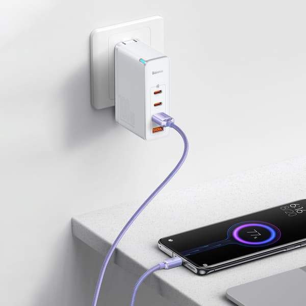 Baseus Crystal Shine-serien USB-kabel för snabb laddning och dat