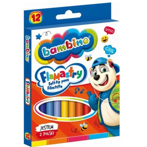 Färgglada Pennor/ 12-pack i Varierande Nyanser
