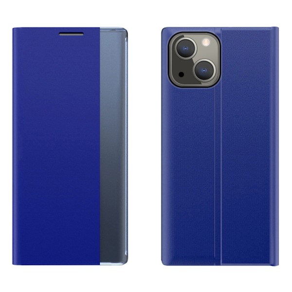 Smart Sleep-fodral med lock för iPhone 13 i blått